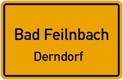 Straßenverzeichnis Bad Feilnbach Derndorf