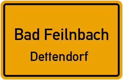 Straßenverzeichnis Bad Feilnbach Dettendorf