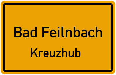 Straßenverzeichnis Bad Feilnbach Kreuzhub
