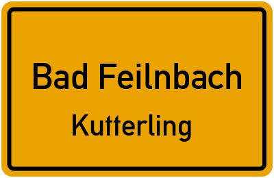 Straßenverzeichnis Bad Feilnbach Kutterling