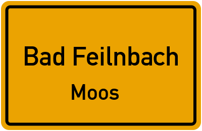 Straßenverzeichnis Bad Feilnbach Moos