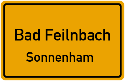 Straßenverzeichnis Bad Feilnbach Sonnenham
