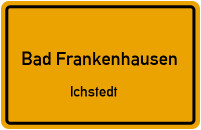 Straßenverzeichnis Bad Frankenhausen Ichstedt