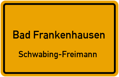Straßenverzeichnis Bad Frankenhausen Schwabing-Freimann