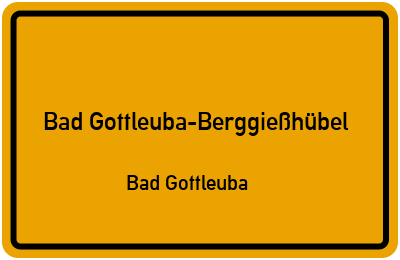 Straßenverzeichnis Bad Gottleuba-Berggießhübel Bad Gottleuba