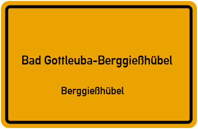 Straßenverzeichnis Bad Gottleuba-Berggießhübel Berggießhübel