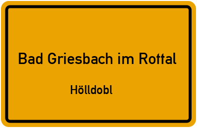 Straßenverzeichnis Bad Griesbach im Rottal Hölldobl