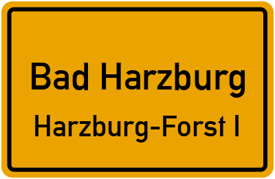 Straßenverzeichnis Bad Harzburg Harzburg-Forst I