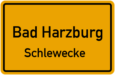 Straßenverzeichnis Bad Harzburg Schlewecke