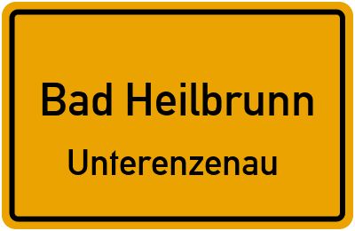 Straßenverzeichnis Bad Heilbrunn Unterenzenau