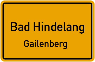 Straßenverzeichnis Bad Hindelang Gailenberg