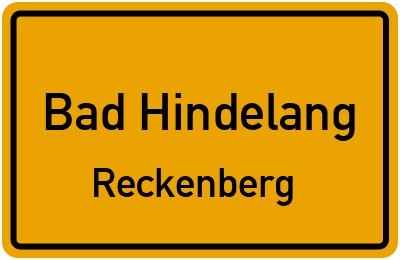 Straßenverzeichnis Bad Hindelang Reckenberg