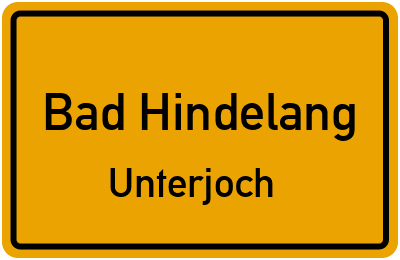 Straßenverzeichnis Bad Hindelang Unterjoch