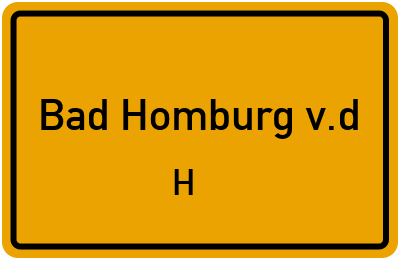 Branchenbuch Bad Homburg v.d.H, Hessen