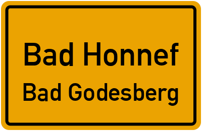 Straßenverzeichnis Bad Honnef Bad Godesberg