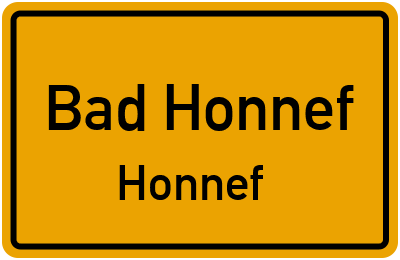 Straßenverzeichnis Bad Honnef Honnef