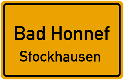 Straßenverzeichnis Bad Honnef Stockhausen