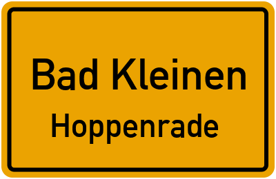 Straßenverzeichnis Bad Kleinen Hoppenrade