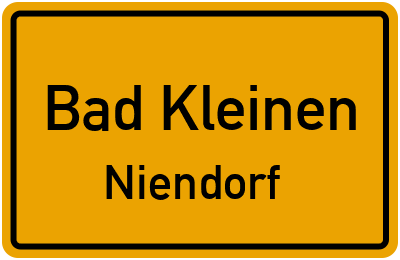 Straßenverzeichnis Bad Kleinen Niendorf