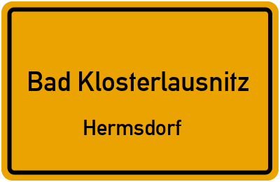 Straßenverzeichnis Bad Klosterlausnitz Hermsdorf
