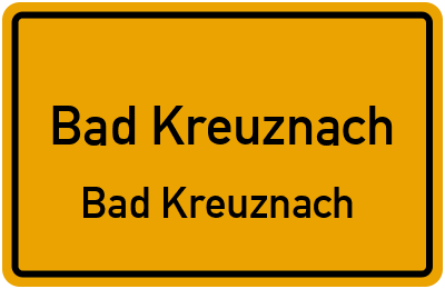 Straßenverzeichnis Bad Kreuznach Bad Kreuznach