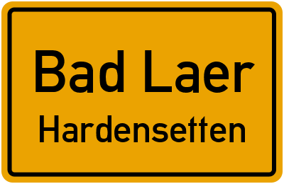Straßenverzeichnis Bad Laer Hardensetten