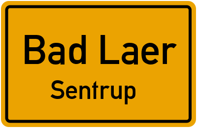 Straßenverzeichnis Bad Laer Sentrup