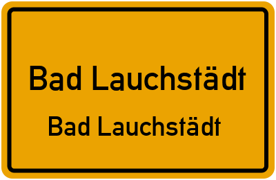Straßenverzeichnis Bad Lauchstädt Bad Lauchstädt