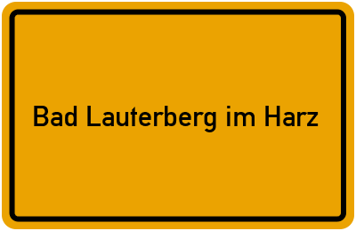 Bad Lauterberg im Harz in Niedersachsen