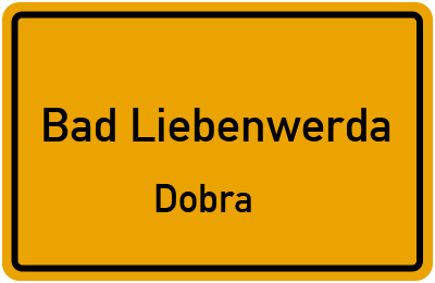 Straßenverzeichnis Bad Liebenwerda Dobra