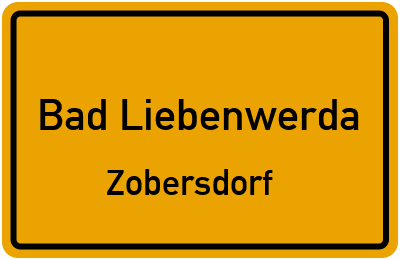 Straßenverzeichnis Bad Liebenwerda Zobersdorf