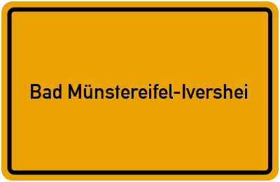 Branchenbuch Bad Münstereifel-Ivershei, Nordrhein-Westfalen