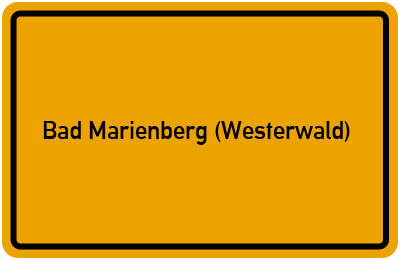 Branchenbuch Bad Marienberg (Westerwald), Rheinland-Pfalz