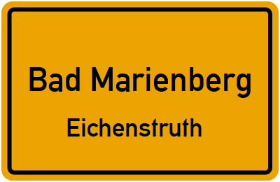 Straßenverzeichnis Bad Marienberg Eichenstruth