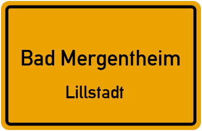 Straßenverzeichnis Bad Mergentheim Lillstadt