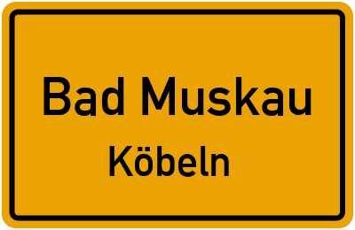 Straßenverzeichnis Bad Muskau Köbeln