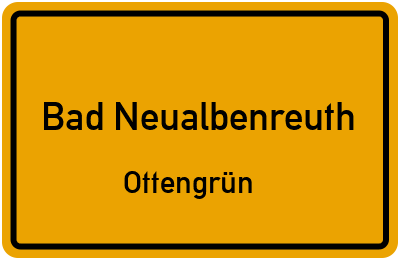 Straßenverzeichnis Bad Neualbenreuth Ottengrün