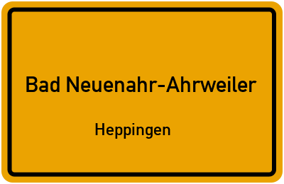 Straßenverzeichnis Bad Neuenahr-Ahrweiler Heppingen