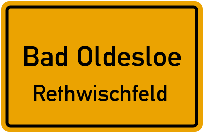 Straßenverzeichnis Bad Oldesloe Rethwischfeld