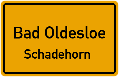 Straßenverzeichnis Bad Oldesloe Schadehorn