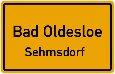 Straßenverzeichnis Bad Oldesloe Sehmsdorf