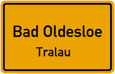 Straßenverzeichnis Bad Oldesloe Tralau
