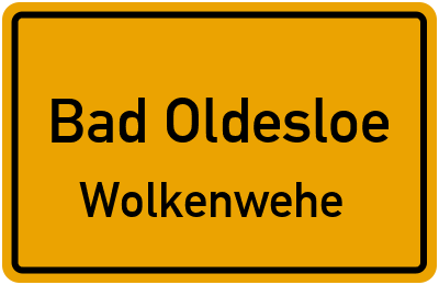 Straßenverzeichnis Bad Oldesloe Wolkenwehe