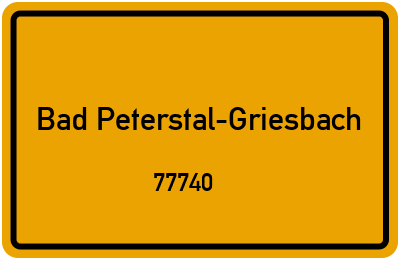 77740 Bad Peterstal-Griesbach