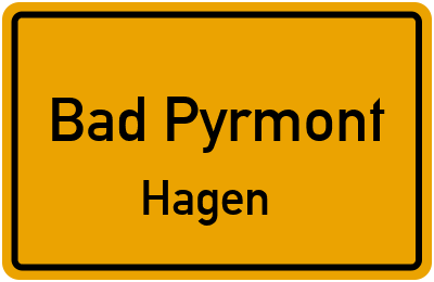 Straßenverzeichnis Bad Pyrmont Hagen