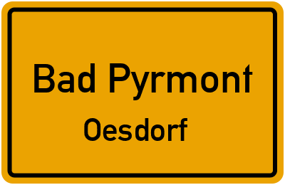 Straßenverzeichnis Bad Pyrmont Oesdorf