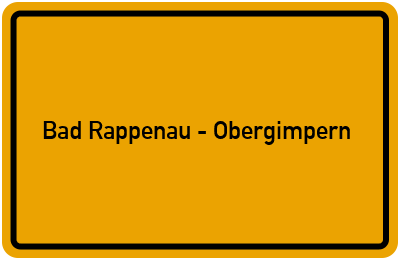 Branchenbuch Bad Rappenau - Obergimpern, Baden-Württemberg