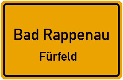 Straßenverzeichnis Bad Rappenau Fürfeld