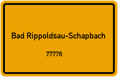 77776 Bad Rippoldsau-Schapbach