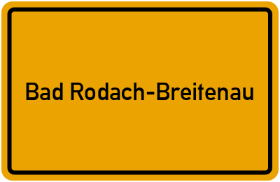 Branchenbuch Bad Rodach-Breitenau, Bayern